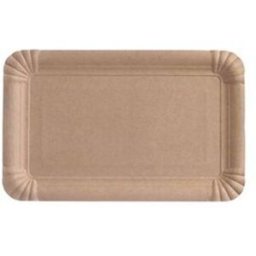 VistaPrint Piatti in carta FSC® patinata – rettangolari, 10 x 16 cm – marroni – 2000 pz.