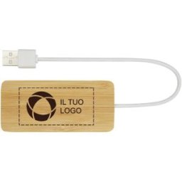VistaPrint Hub USB in bambù Tapas