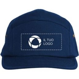 VistaPrint Cappellino a cinque pannelli Canvas Beechfield con stampa monocolore