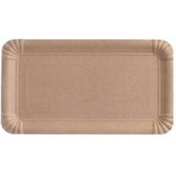 VistaPrint Piatti in carta FSC® patinata – rettangolari, 11 x 17 cm – marroni – 1500 pz.