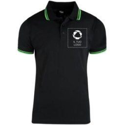 VistaPrint Polo a maniche corte da uomo con stampa monocolore Pasadena Sol’s®