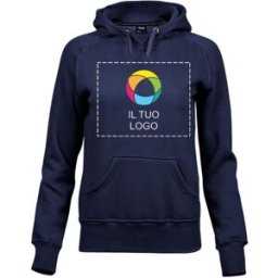 VistaPrint Tee Jays® Ladies Raglan Hooded Sweatshirt