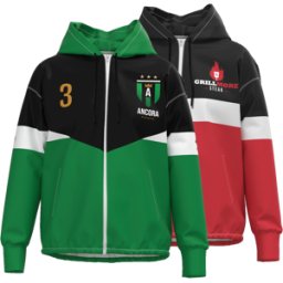 VistaPrint Felpa con cerniera interamente personalizzabile