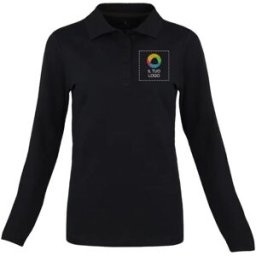 VistaPrint Polo a maniche lunghe da donna Oakville Elevate™