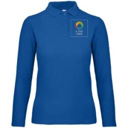 VistaPrint Polo a maniche lunghe da donna B&C™