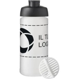 VistaPrint Borraccia con shaker Baseline Plus, 500 ml