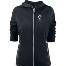 VistaPrint Giacca con cappuccio da donna Layback Printer con stampa monocolore