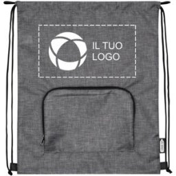 VistaPrint Zaino a sacca pieghevole Ash