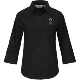 VistaPrint Camicia aderente no stiro con maniche a ¾ da donna Russell™