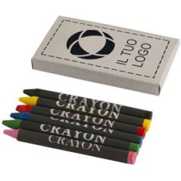 VistaPrint Set di 6 pastelli a cera Bullet™