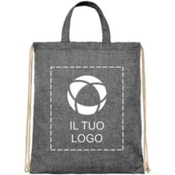 VistaPrint Zaino con cordoncino in cotone riciclato personalizzato 210 g/m² Pheebs Bullet™