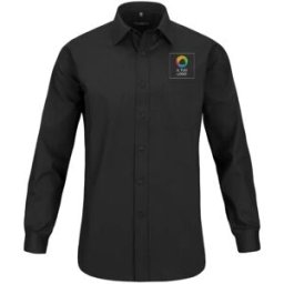 VistaPrint Camicia a maniche lunghe in popeline di poliestere e cotone Russell™