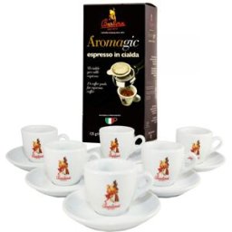 Aromagic Cialde Caffè 18 pz. + Set tazzine premium
