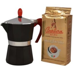 MOKA CAFFÈ 3 TAZZE + MAGHETTO CAFFÈ MACINATO 250gr