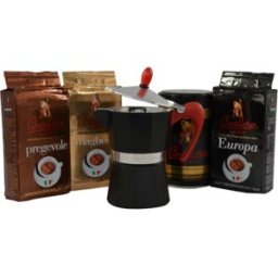 MOKA CLASSICA 3 TAZZE + KIT CAFFÈ MACINATO (4X250gr)