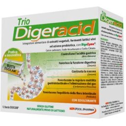 POOL PHARMA Srl TRIO DIGERACID 12BUST