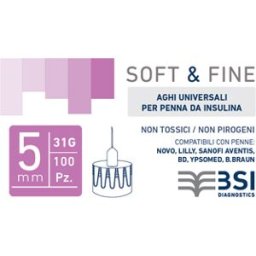 BIOCHEMICAL SYSTEM INTERN. SpA SOFT&FINE AGO PEN G31 5MM100PZ