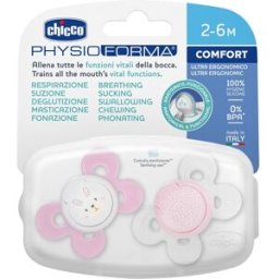 CHICCO (ARTSANA SpA) SUCCH 74931.11 GIRL SIL 0-6M 2P