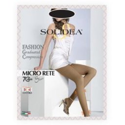SOLIDEA BY CALZIFICIO PINELLI MICRO RETE 70 SHEER BRONZ 1-S