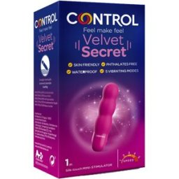 LIFESTYLES HEALTHCARE CONTROL VELVET SECRET CON PILA