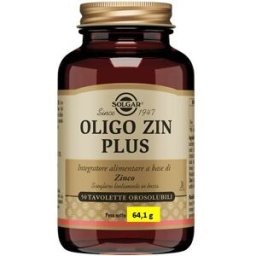 SOLGAR IT. MULTINUTRIENT SpA OLIGO ZIN PLUS 50TAV SOLGAR