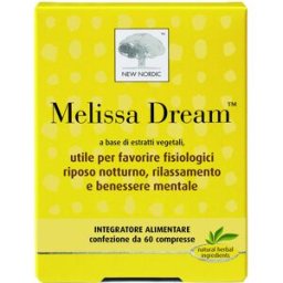NEW NORDIC Srl MELISSA DREAM 60CPR S/GLUT