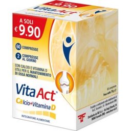 F&F; Srl VITA ACT CALCIO+VIT D 60CPR
