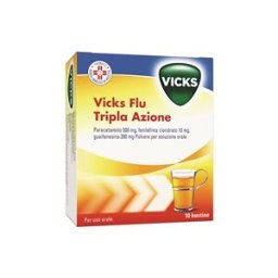 PROCTER & GAMBLE SRL Vicks Flu Tripla A*os Polv10bs