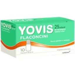 ALFASIGMA SpA Yovis Flaconcini - Alfasigma - 10 flaconcini - Integratore alimentare con fermenti lattici vivi ad azione prebiotica per l'equilibrio della flora intestinale