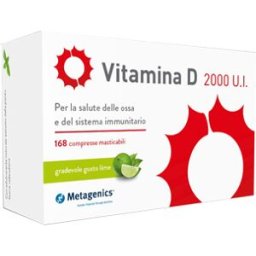 METAGENICS BELGIUM Vitamina D Ossa 2000 UI Metagenics 168 Compresse