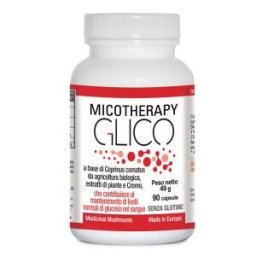 A.V.D. REFORM Srl Micotherapy Glico - Avd Reform - 90 capsule - Integratore alimentare che contribuisce al mantenimento di normali livelli di glucosio nel sangue