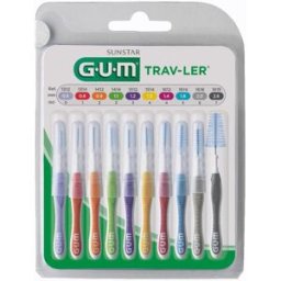 SUNSTAR ITALIANA Srl GUM TRAV/LER SCOVOLINI 10PZ