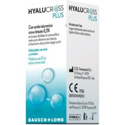 BAUSCH & LOMB-IOM HYALUCROSS PLUS 10ML MDU