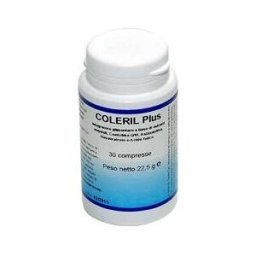 HERBOPLANET Srl Coleril Plus - Herboplanet - 30 compresse - Integratore alimentare in grado di regolare la funzionalità dell'apparato cardiovascolare e la funzionalità epatica