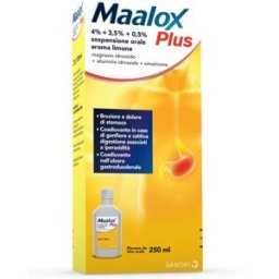 OPELLA HEALTHCARE Maalox Plus - Opella - Flacone da 250 ml - Coadiuvante nell'iperacidità gastrica e nelle dispepsie da iperacidità anche in presenza di meteorismo