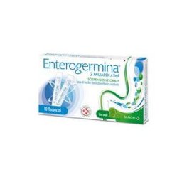 OPELLA HEALTHCARE Enterogermina 2 Miliardi - Opella - 10 flaconcini - Sospensione orale per la cura del dismicrobismo intestinale