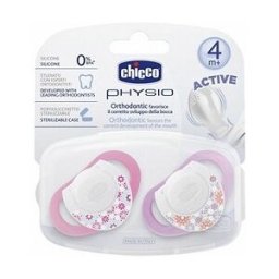 CHICCO (ARTSANA SpA) Ch Succh Sil Rosa 4m+ 2pz