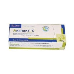 VIRBAC Srl ANXITANE S SUPPL NUTR 30CPR
