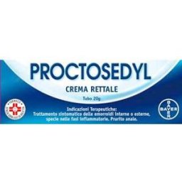KARO HEALTHCARE AB Proctosedyl - Crema - Bayer - Tubetto da 20 grammi - Crema antiemorroidale per uso locale