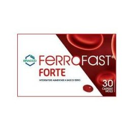 DOMPE' FARMACEUTIC Ferrofast Forte - Dompé - 30 capsule molli - Integratore alimentare di Ferro