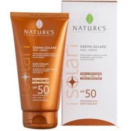 BIOS LINE SpA Nature's - I Solari - Crema Solare SPF 50 - Bios Line - 150 ml - Crema solare che idrata, protegge, previene arrossamenti e macchie
