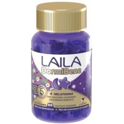 A.MENARINI IND.FAR Laila DormiBene Per Il Sonno 60 Pastiglie Gommose