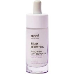 THE GOOD VIBES COM Siero viso con biopeptidi - Be my berrynol - goovi - 30 ml - Trattamento viso con peptidi di origine naturale che stimolano la sintesi di collagene e il rinnovamento cellulare per una pelle tonica e levigata