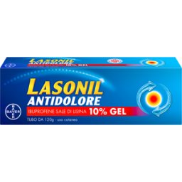 BAYER SpA Lasonil Antidolore - Gel 10% - Bayer - Tubetto da 120 grammi - Medicinale in gel ad azione antidolore