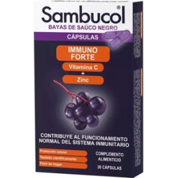 NAMED Srl Sambucol immuno Forte - 30 capsule - integratore base di sambuco nero per il supporto del sistema immunitario