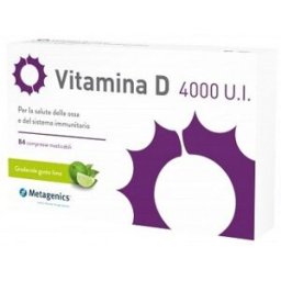 METAGENICS BELGIUM Vitamina D Ossa 4000 UI Metagenics 84 Compresse