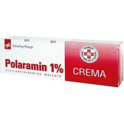BAYER SpA Polaramin 1% - Bayer - Tubetto da 25 grammi - Crema per il trattamento di dermatiti pruriginose, eritemi solari e punture d'insetto