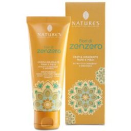 BIOS LINE SpA Nature's - Fiori di zenzero Crema idratante mani e piedi - 75 ml - Crema idratante e protettiva per mani e piedi