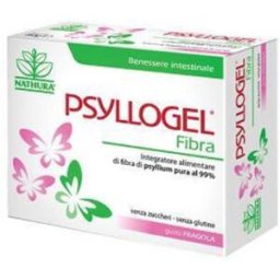 GIULIANI SpA Psyllogel Fibra Fragola - Nathura - 20 Bustine 43 G