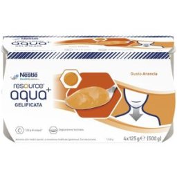 NESTLE' IT.SpA(HEALTHCARE NU.) RESOURCE AQUA+ORANGE 4X125G